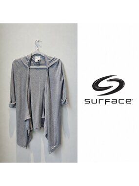 SURFACE Open Front Cardigan with Hood ~ Small